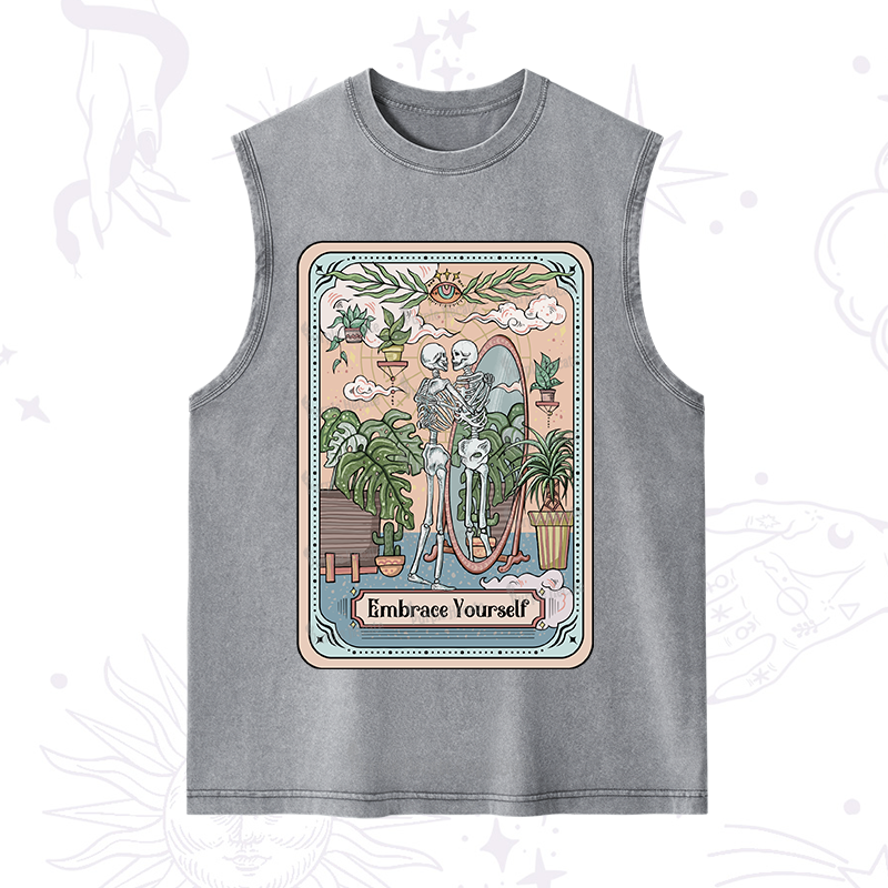 Purplehecate The Embrace Yourself Tarot Washed Tank