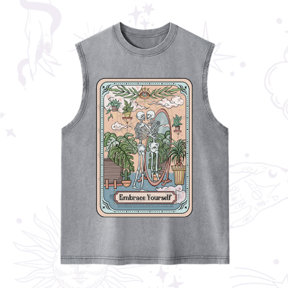 Purplehecate The Embrace Yourself Tarot Washed Tank