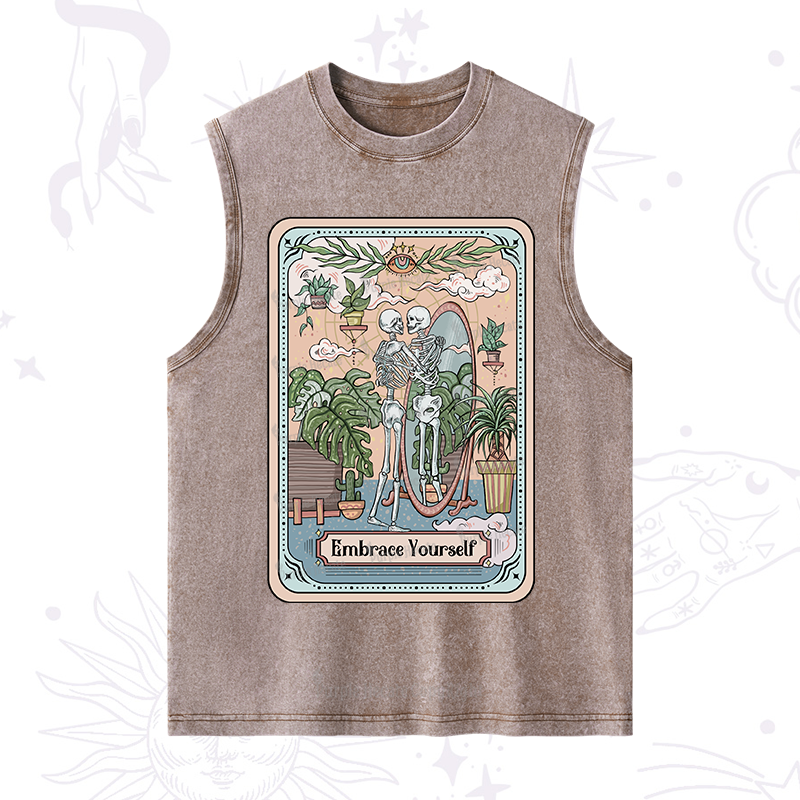 Purplehecate The Embrace Yourself Tarot Washed Tank