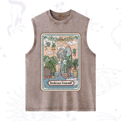Purplehecate The Embrace Yourself Tarot Washed Tank