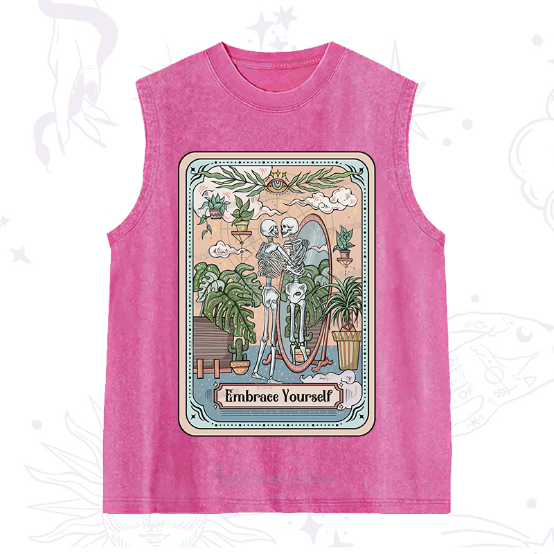 Purplehecate The Embrace Yourself Tarot Washed Tank