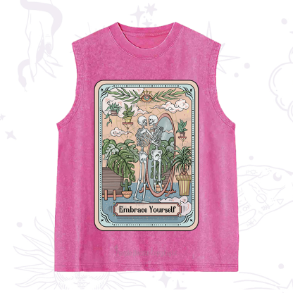 Purplehecate The Embrace Yourself Tarot Washed Tank