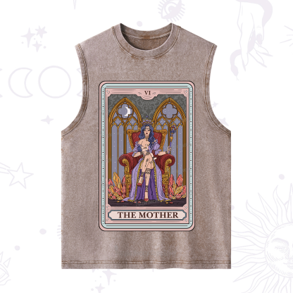 Purplehecate The Mother Tarot Card Washed Tank