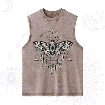 Purplehecate Mystical Luna Moth Washed Tank