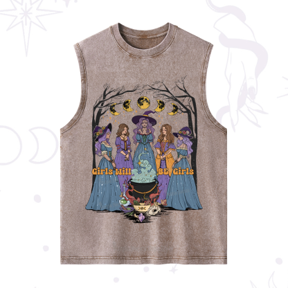 Purplehecate Girls Will Be Girls Washed Tank