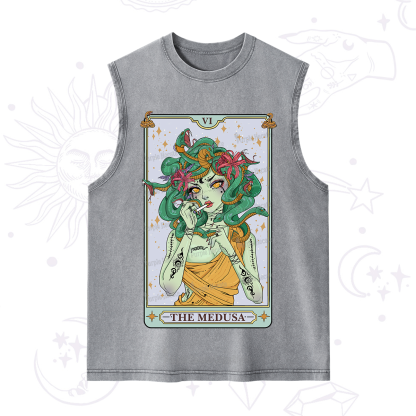 Purplehecate The Medusa Tarot Washed Tank