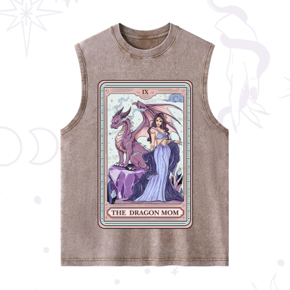 Purplehecate The Dragon Mom Tarot Washed Tank
