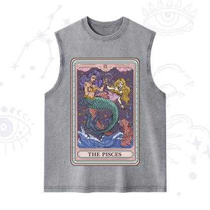 Purplehecate The Pisces Tarot Washed Tank