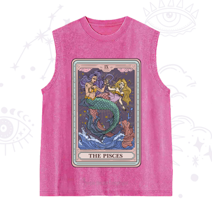 Purplehecate The Pisces Tarot Washed Tank