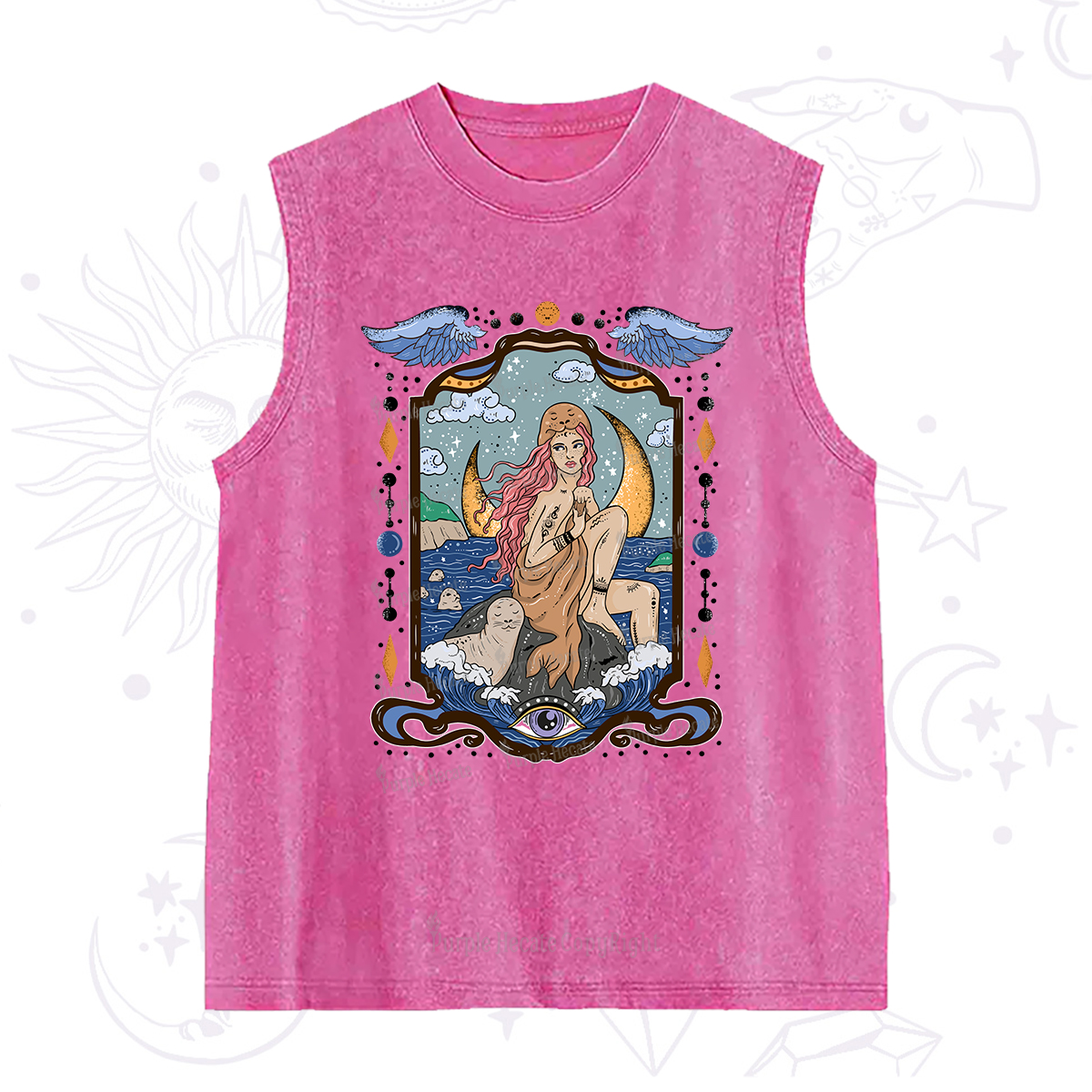 Purplehecate Selkie Woman Washed Tank