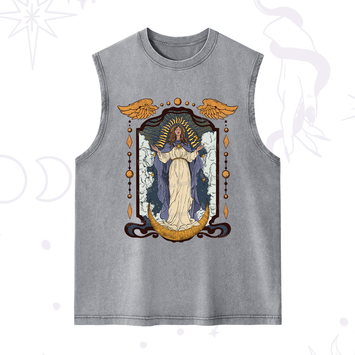 Purplehecate Holy Guardian Washed Tank