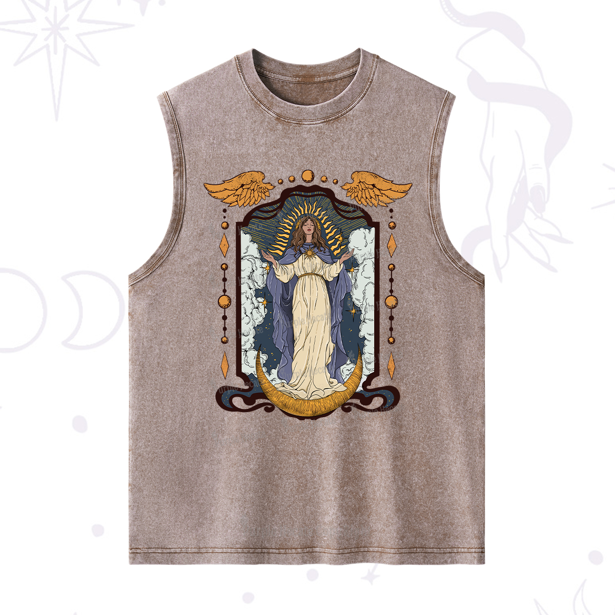 Purplehecate Holy Guardian Washed Tank