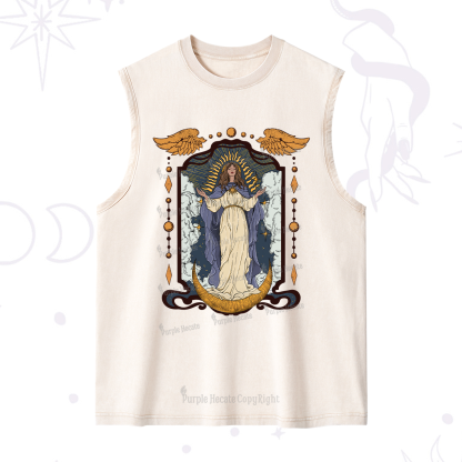 Purplehecate Holy Guardian Washed Tank