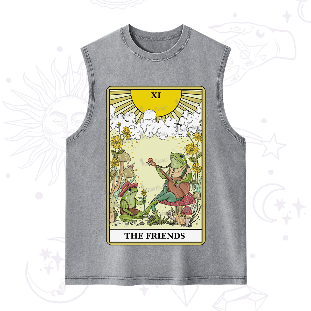 Purplehecate The Friends Tarot Card Washed Tank