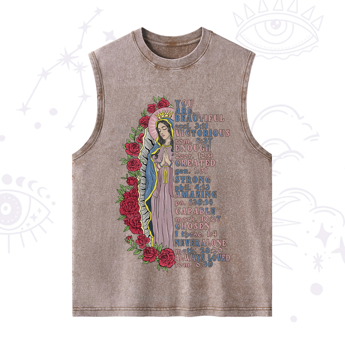 Purplehecate Biblical Blessings Washed Tank