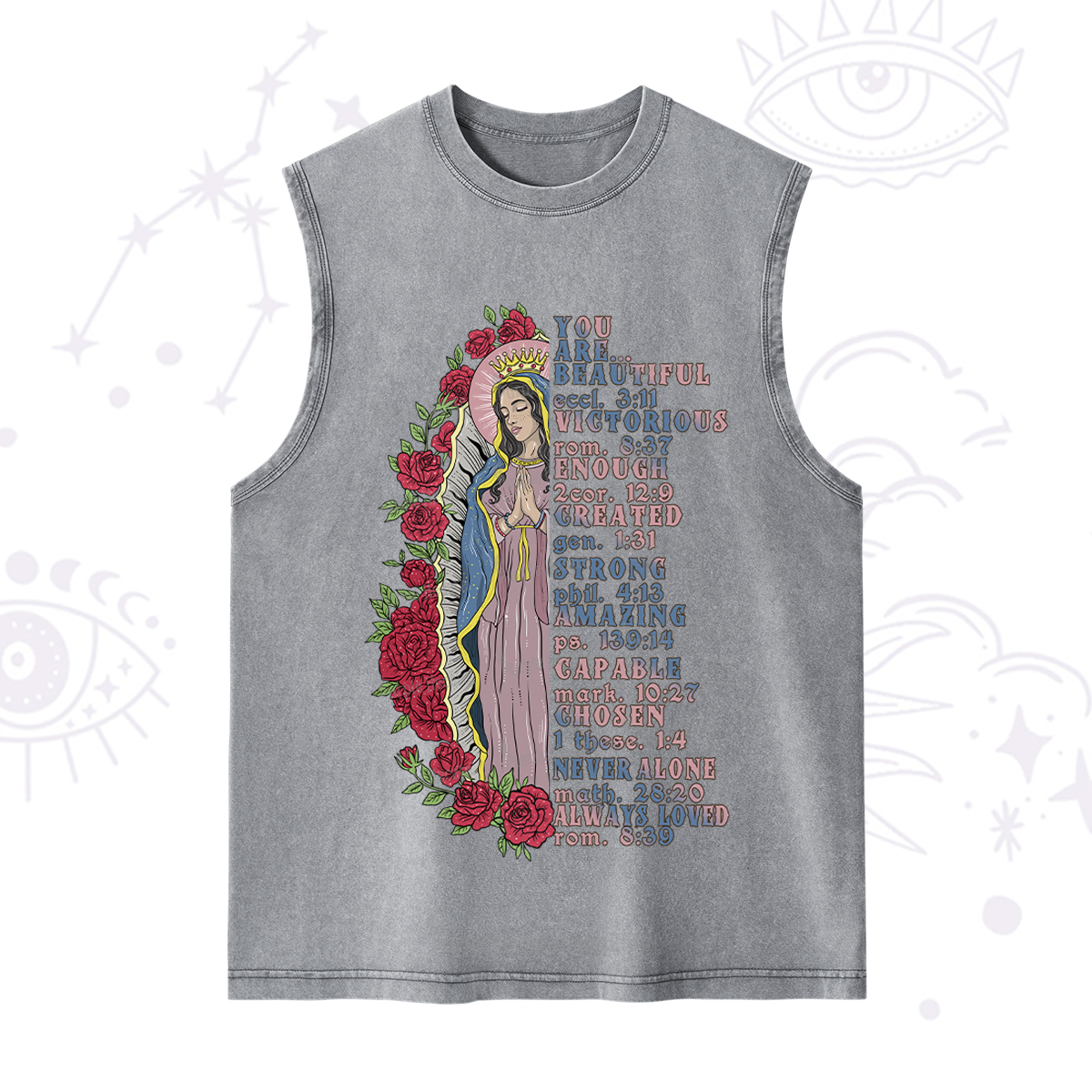 Purplehecate Biblical Blessings Washed Tank