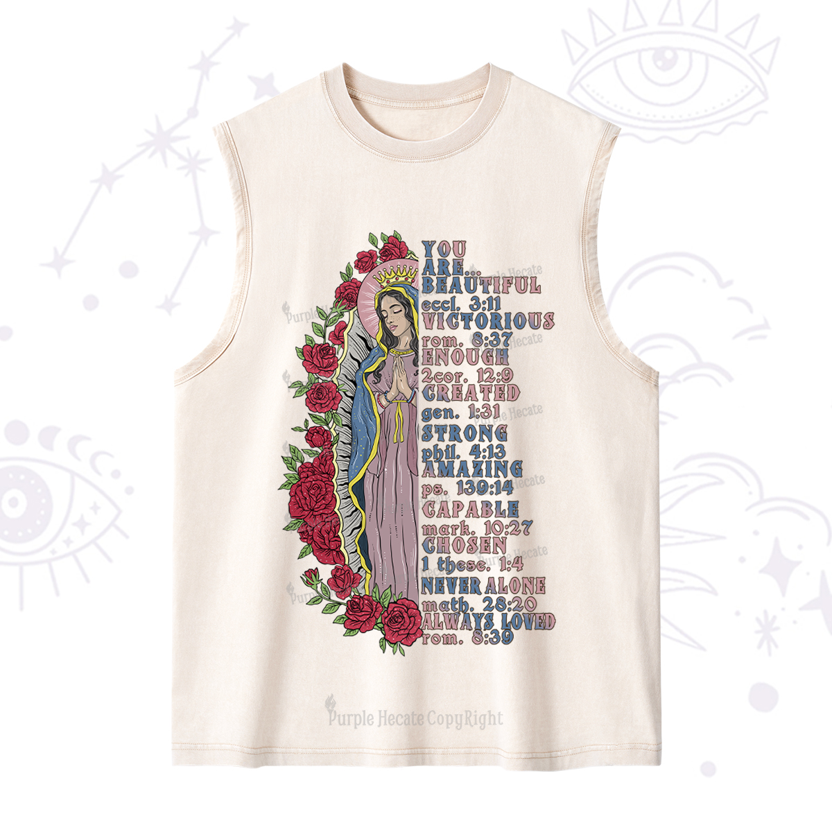 Purplehecate Biblical Blessings Washed Tank