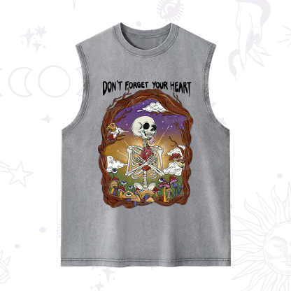 Purplehecate Don't Forget Your Heart Washed Tank
