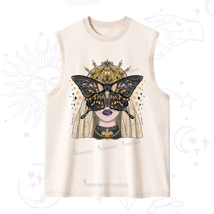 Purplehecate Butterfly Witchy Washed Tank