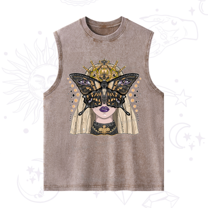 Purplehecate Butterfly Witchy Washed Tank