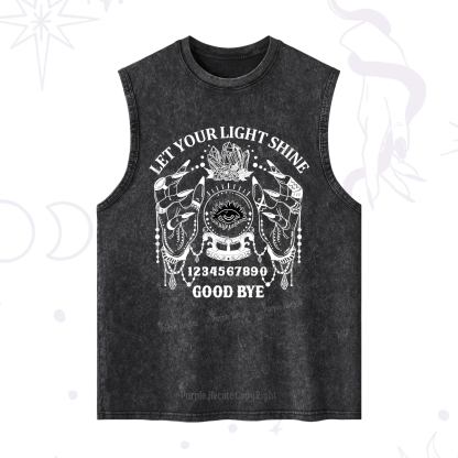 Purplehecate Let Your Light Shine Washed Tank