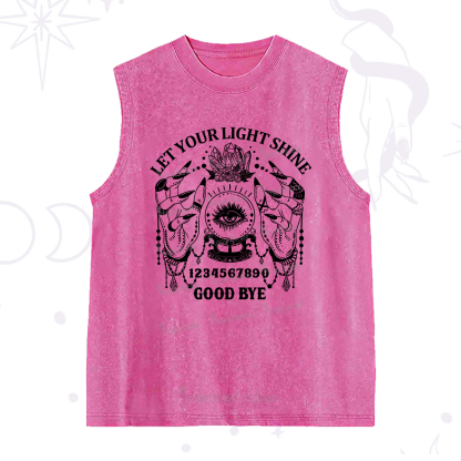 Purplehecate Let Your Light Shine Washed Tank