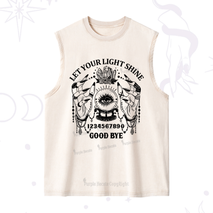 Purplehecate Let Your Light Shine Washed Tank