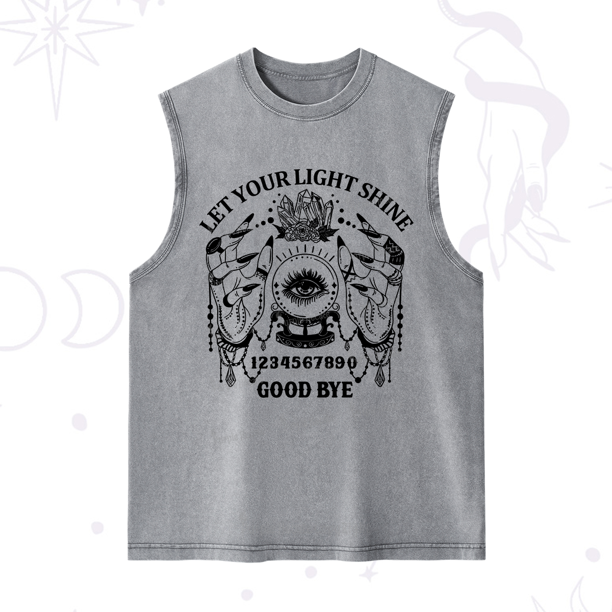 Purplehecate Let Your Light Shine Washed Tank