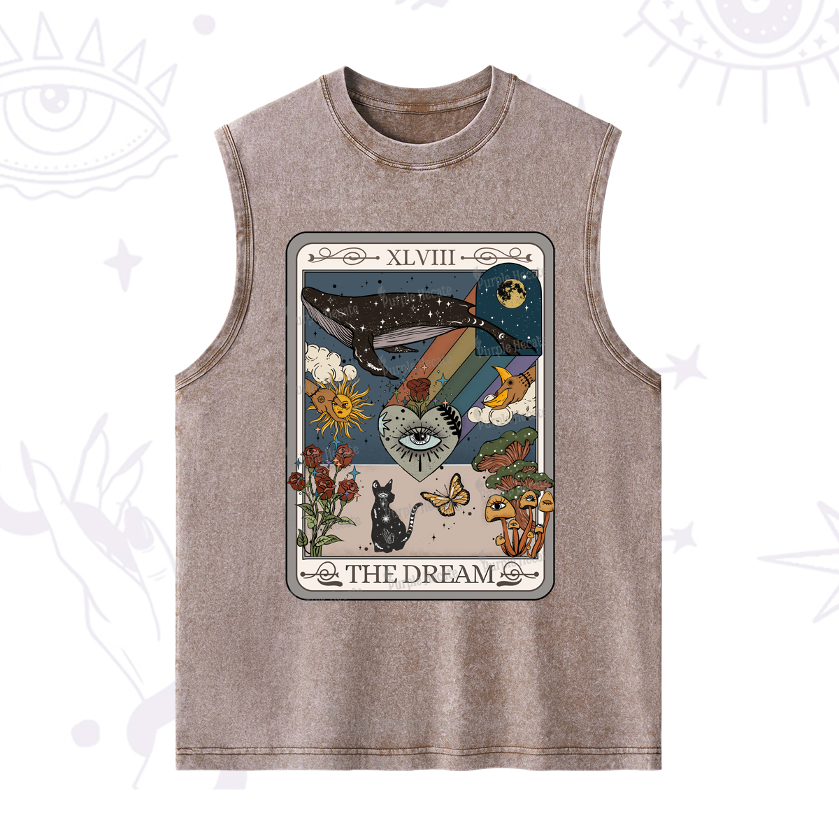 Purplehecate The Dream Tarot Washed Tank