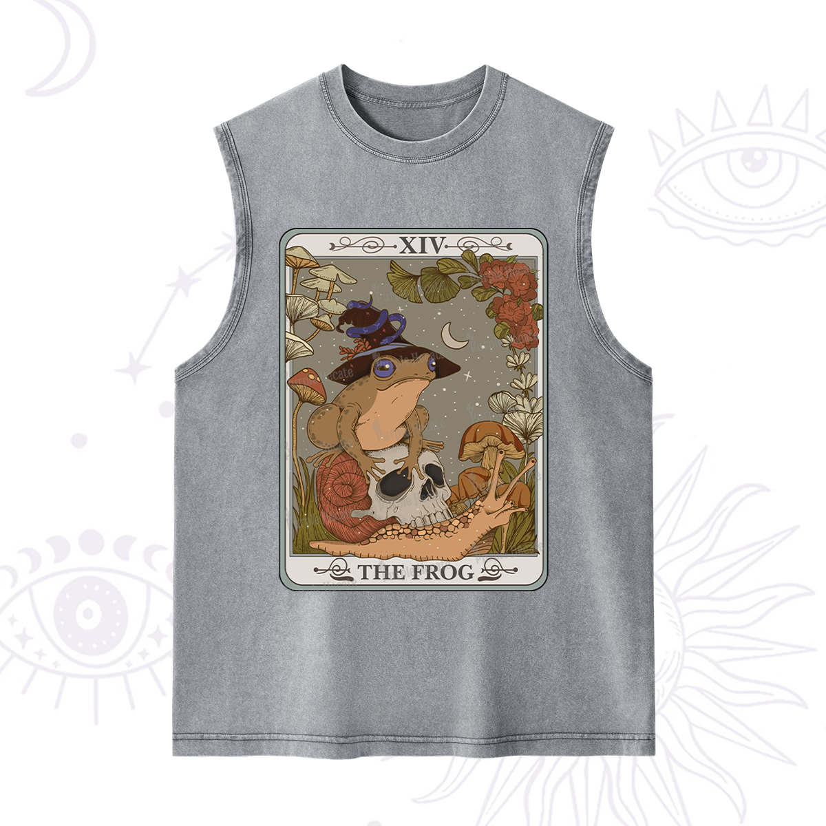 Purplehecate The Frog Tarot Washed Tank