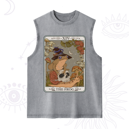 Purplehecate The Frog Tarot Washed Tank