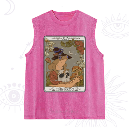 Purplehecate The Frog Tarot Washed Tank