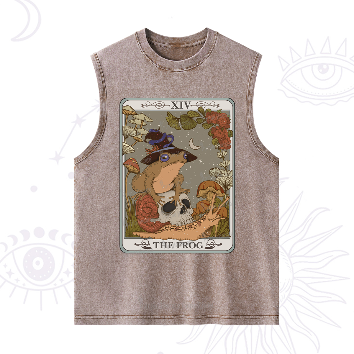 Purplehecate The Frog Tarot Washed Tank