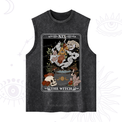 Purplehecate The Witch Tarot Washed Tank
