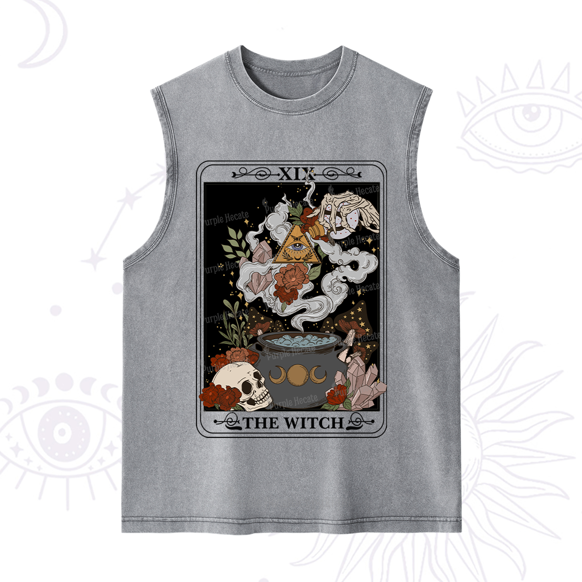 Purplehecate The Witch Tarot Washed Tank