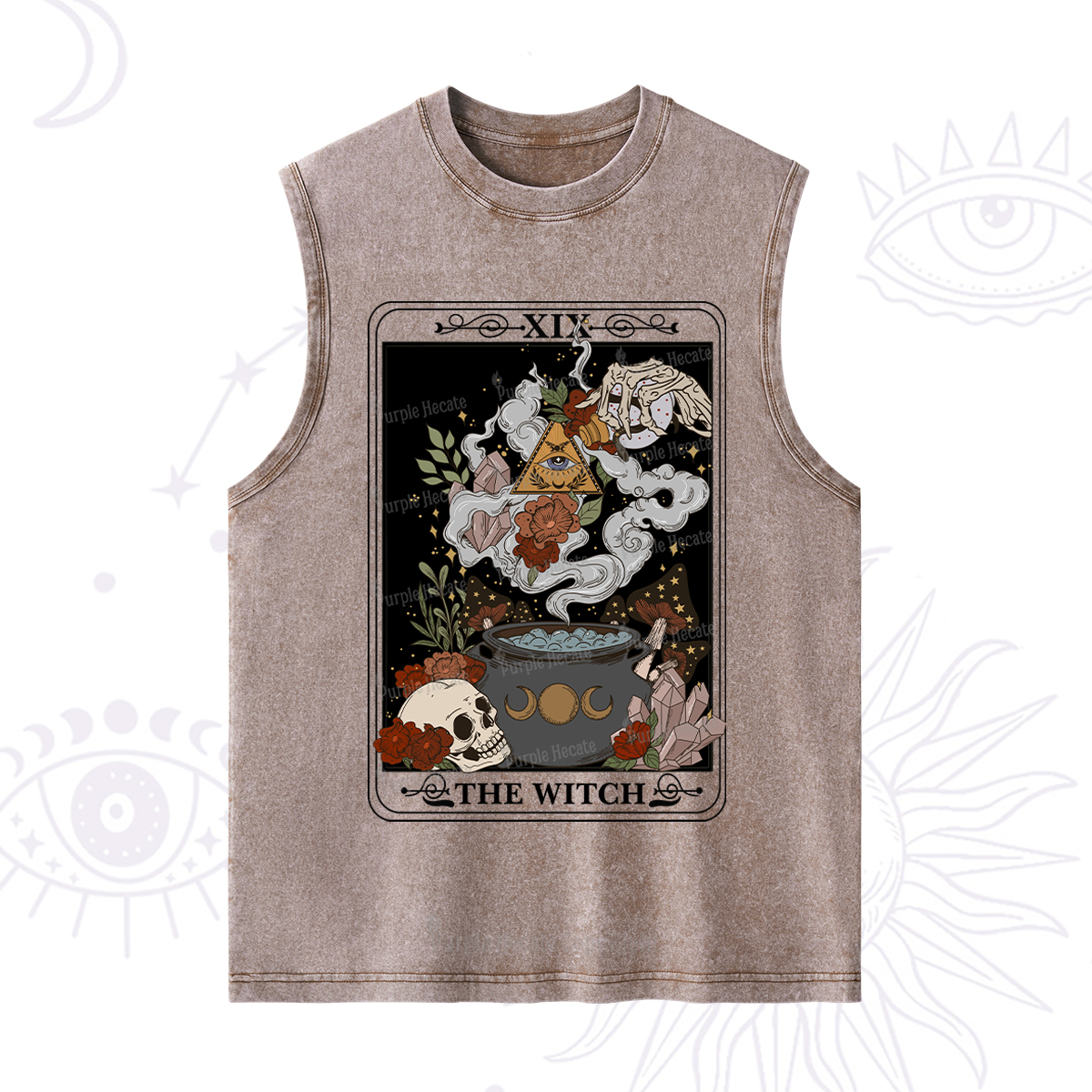 Purplehecate The Witch Tarot Washed Tank