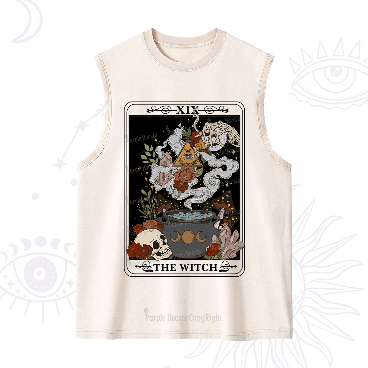 Purplehecate The Witch Tarot Washed Tank