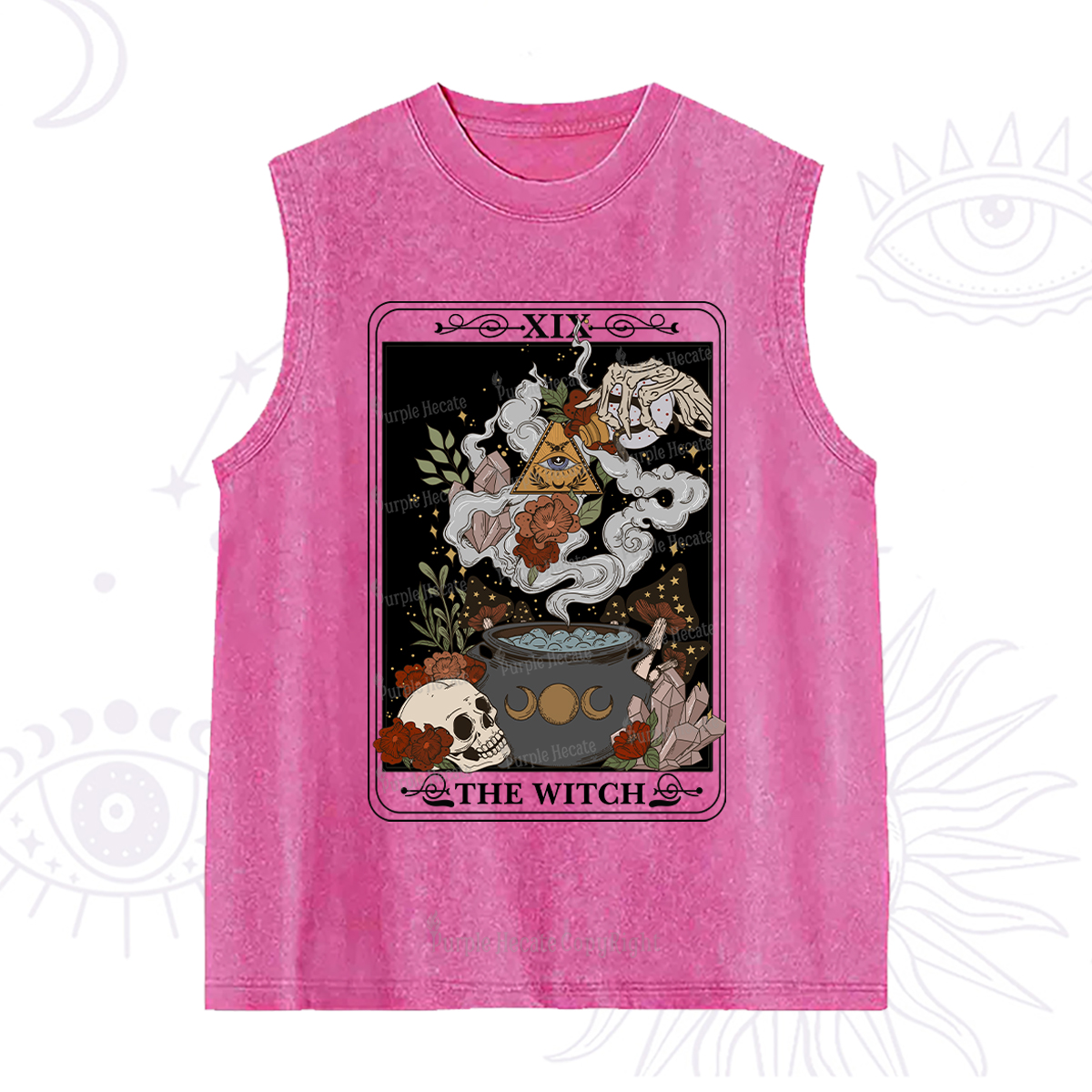 Purplehecate The Witch Tarot Washed Tank