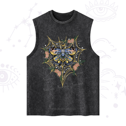 Purplehecate Death Head Moth Washed Tank