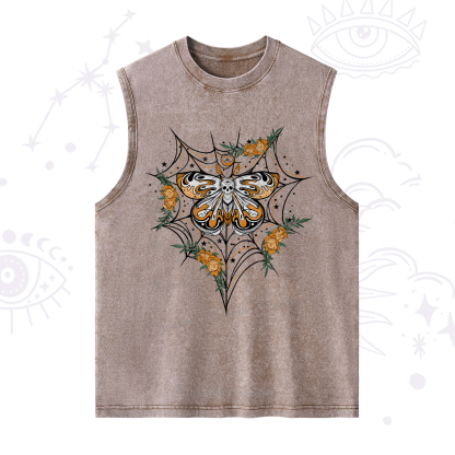 Purplehecate Death Head Moth Washed Tank