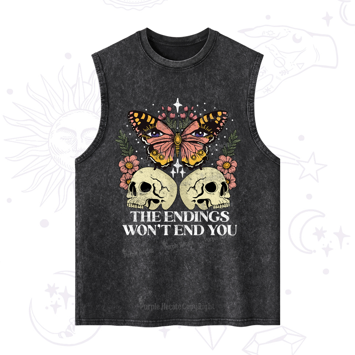 Purplehecate The Endings Won't End You Washed Tank