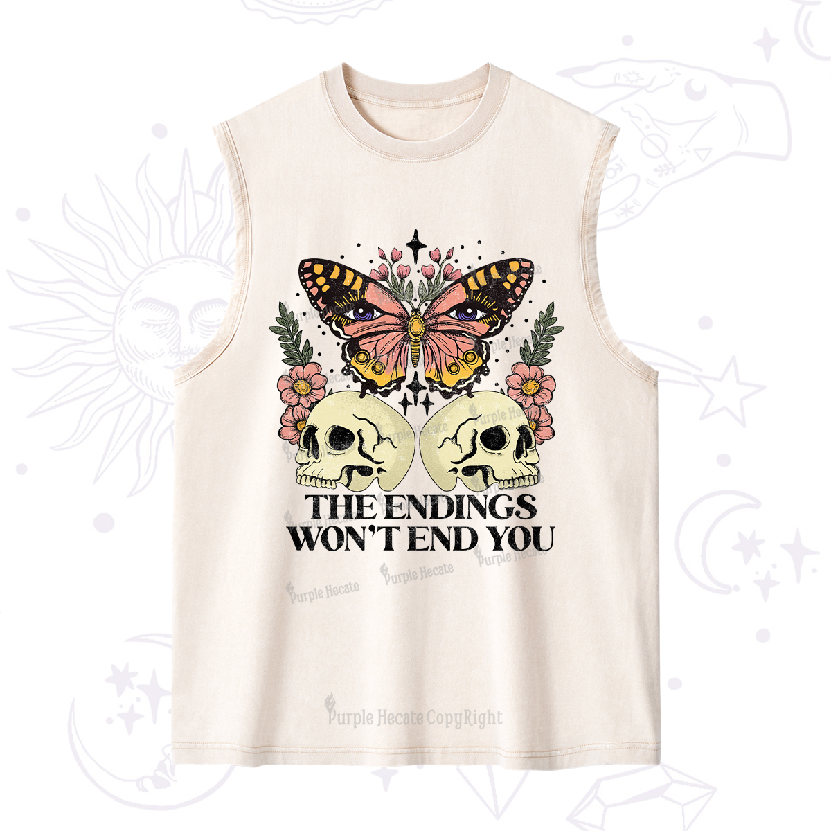 Purplehecate The Endings Won't End You Washed Tank