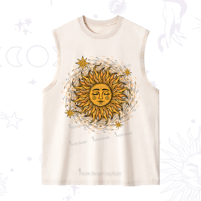 Purplehecate Celestial Sun Washed Tank