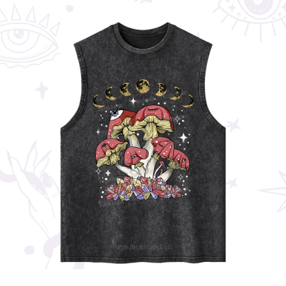 Purplehecate Magic Mushroom Washed Tank
