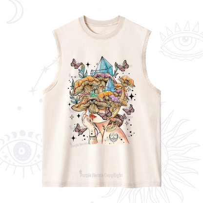 Purplehecate Crystal Goddess Washed Tank