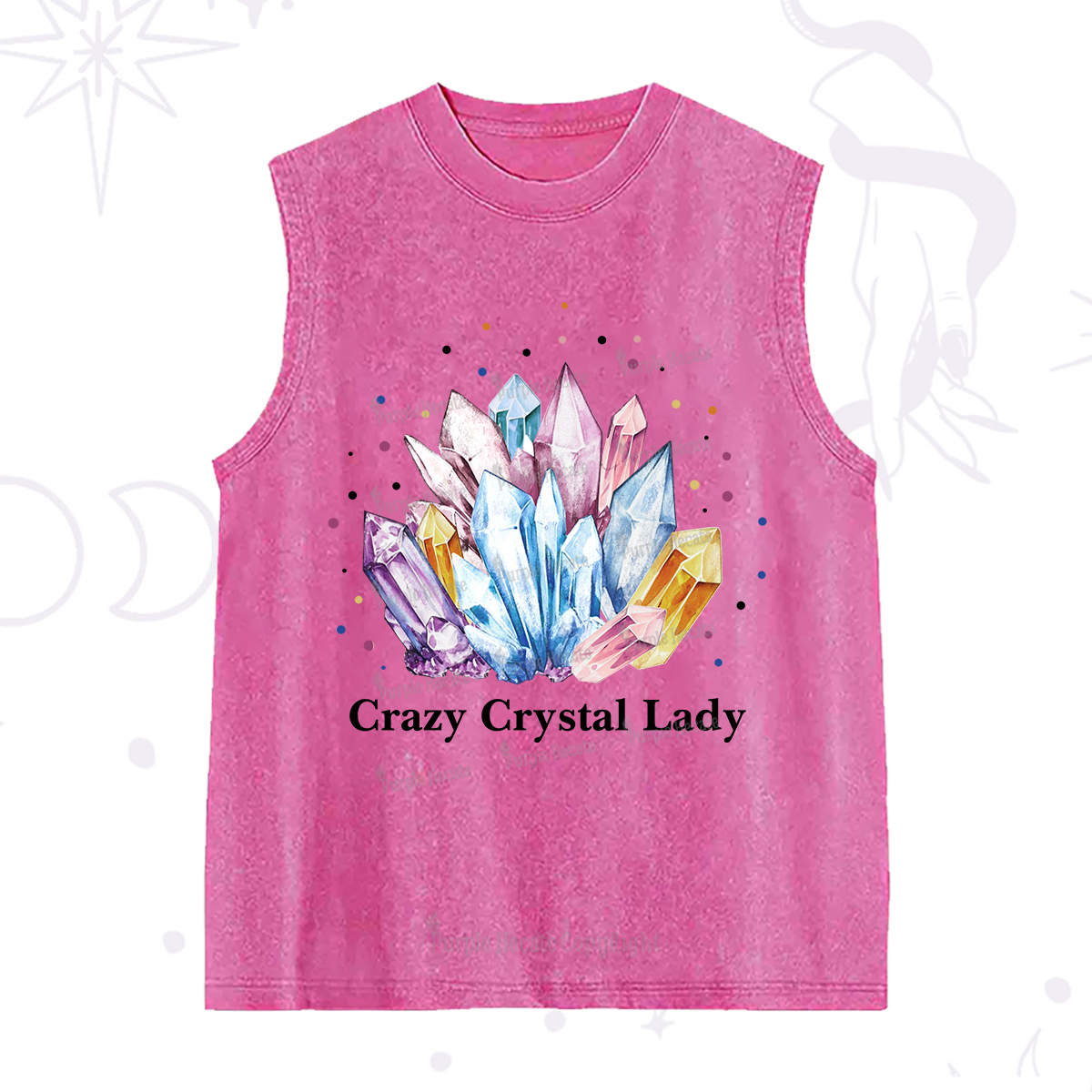 Purplehecate Crazy Crystal Washed Tank