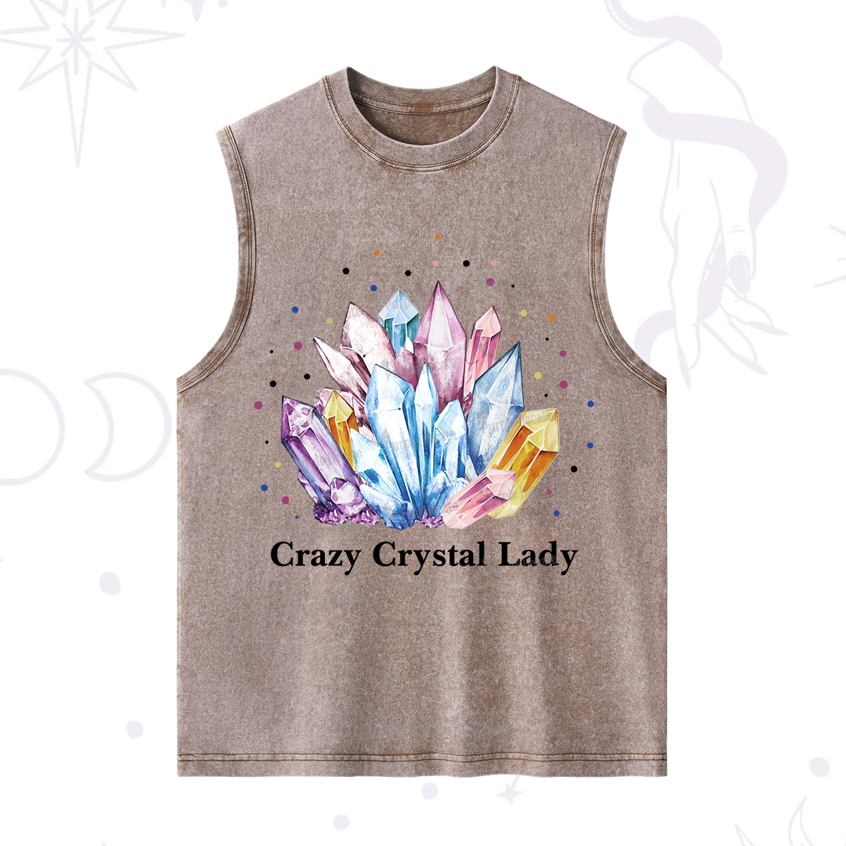 Purplehecate Crazy Crystal Washed Tank