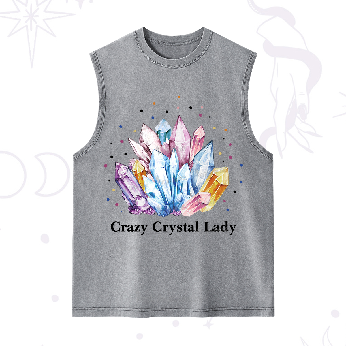 Purplehecate Crazy Crystal Washed Tank