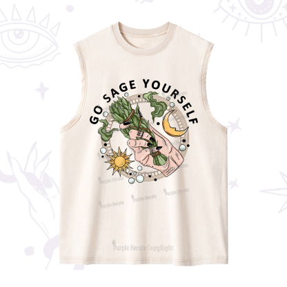 Purplehecate Go Sage Yourself Washed Tank