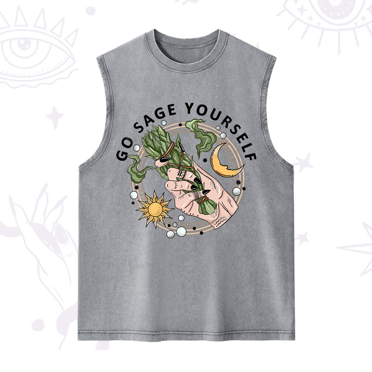 Purplehecate Go Sage Yourself Washed Tank